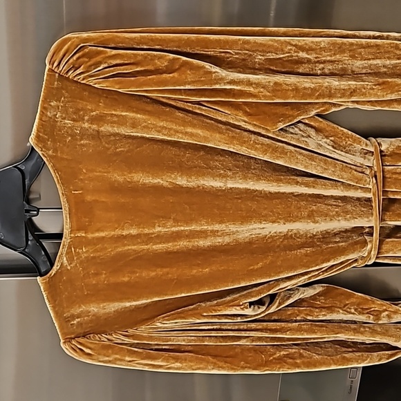 💕REFORMATION💕 Bohome Dress ~ Gold Small S NWT - Picture 11 of 15